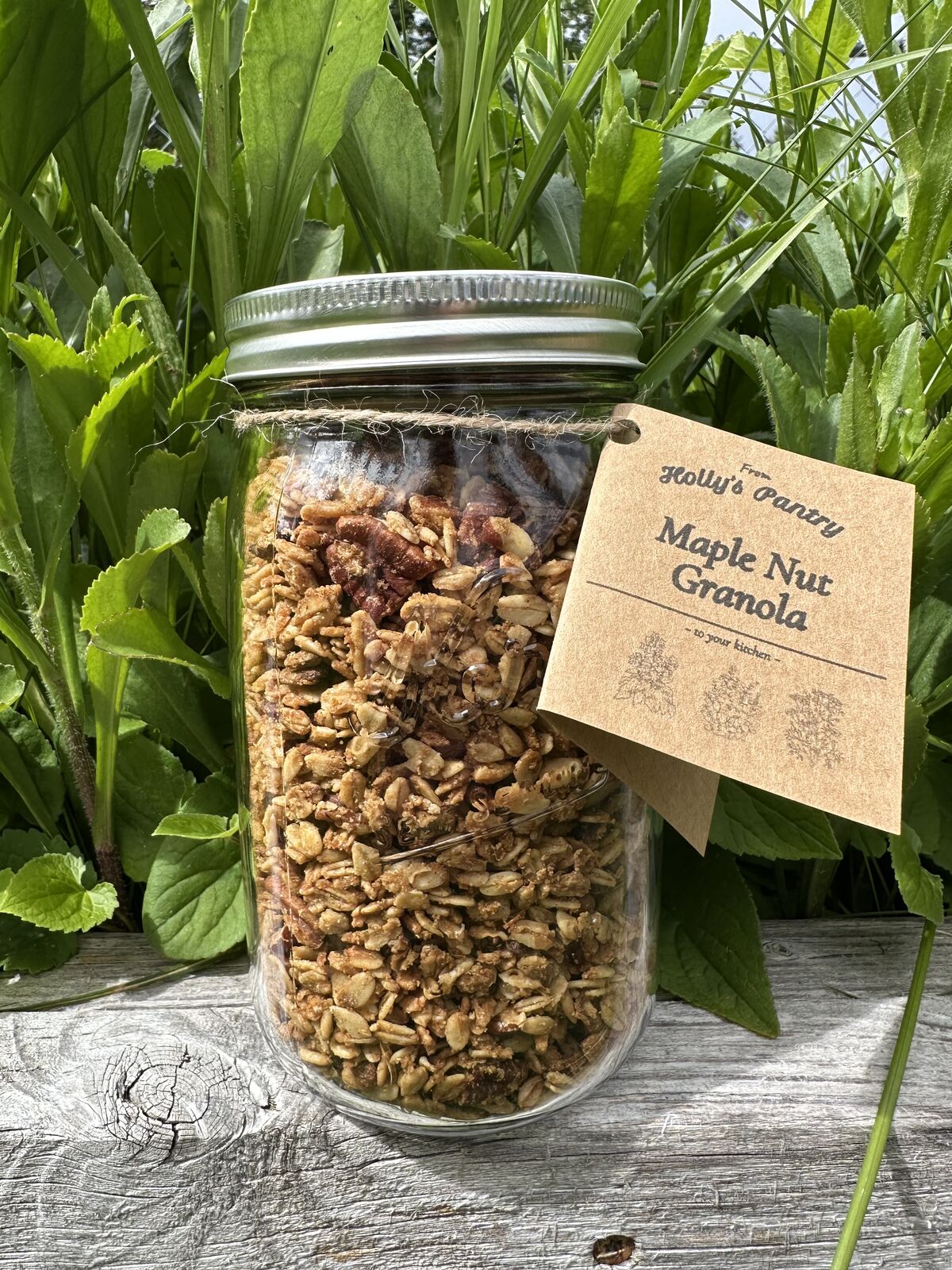Jar of Maple Nut Granola
